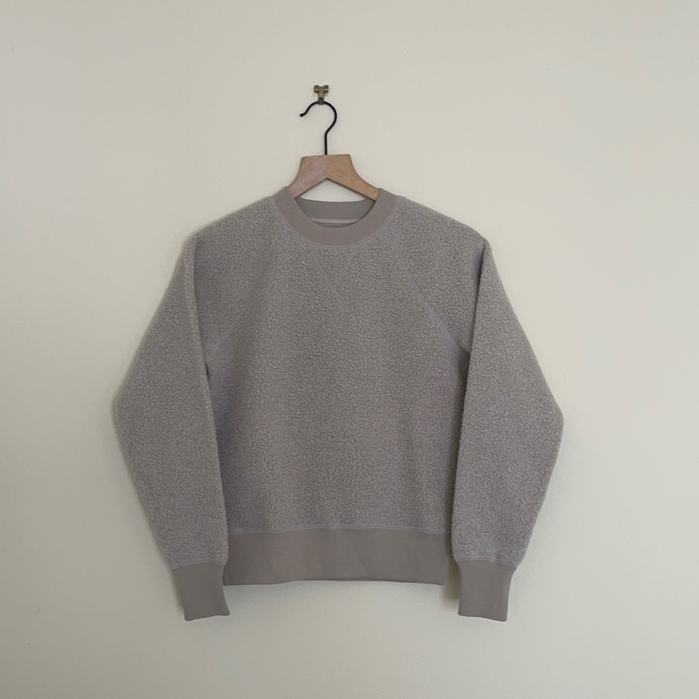 Everlane ReNew Fleece Raglan Sweatshirt - NWT